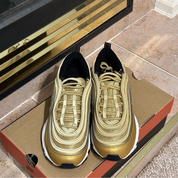 GOLD Air Max 97 Golden Bullet Sneakers - Picture 11 of 13